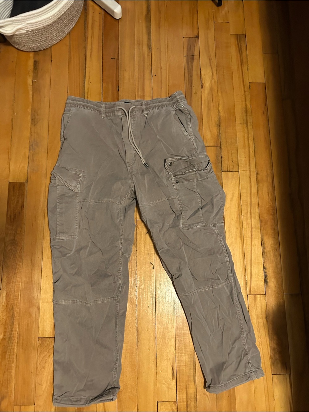 American Eagle AE Next Level Flex Cargo Pants - Khaki/Grey